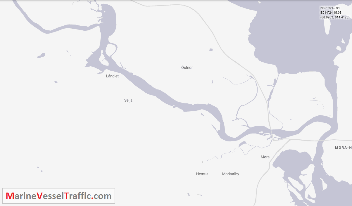 Live Marine Traffic, Density Map and Current Position of ships in DALALVEN RIVER