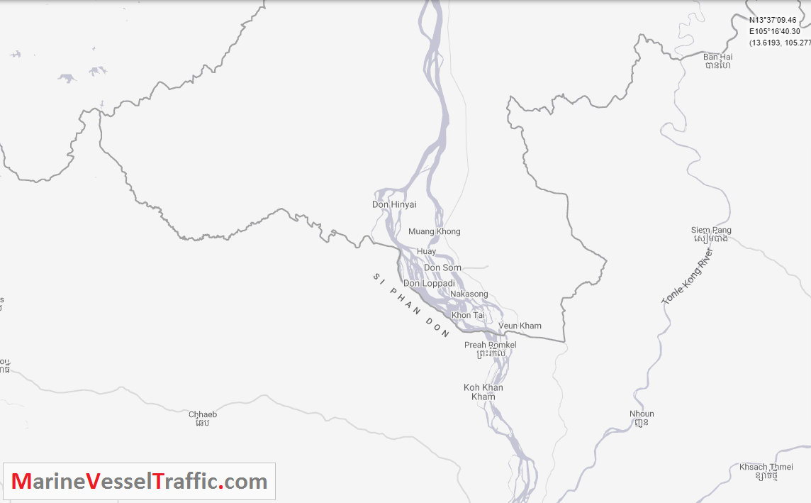 Live Marine Traffic, Density Map and Current Position of ships in MEKONG RIVER